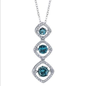 London blue topaz necklace